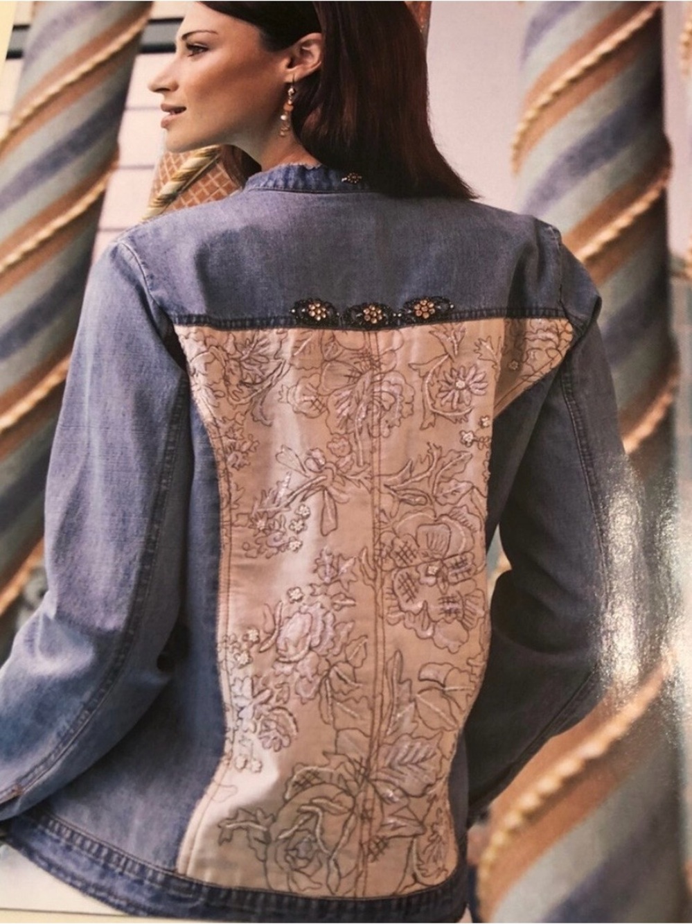 Embroidered Denim Jacket